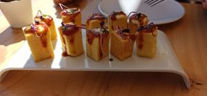 The best patatas bravas i ever had! ❤️ at Cor de Carxofa in Benicarlo