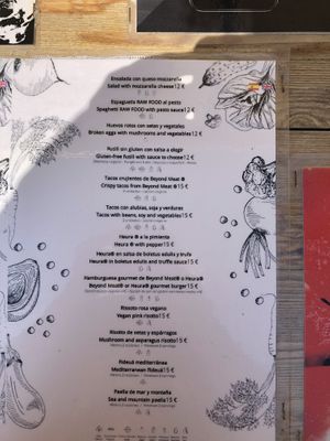 Menú 2/2 at Cor de Carxofa in Benicarlo