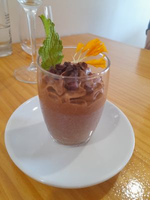 Mousse de Naranja y Chocolate at Cor de Carxofa in Benicarlo