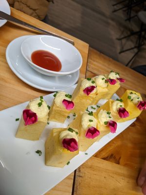 Patatas bravas de autor at Cor de Carxofa in Benicarlo