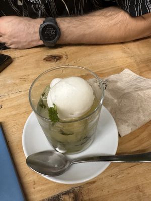 Melon mojito  at Cor de Carxofa in Benicarlo