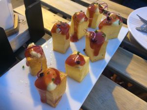 Patatitas bravas de autor at Cor de Carxofa in Benicarlo