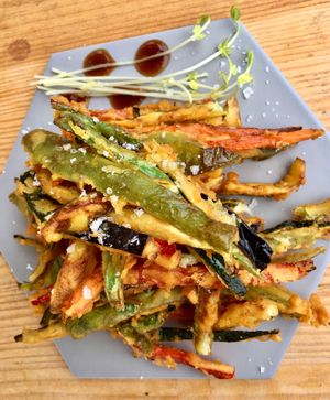 “Magic Tempura” at Cor de Carxofa in Benicarlo