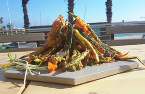 Magic tempura  at Cor de Carxofa in Benicarlo