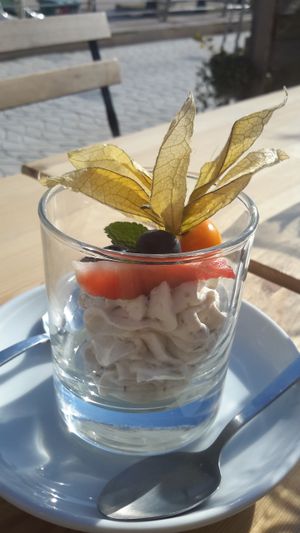 Artisjok mousse at Cor de Carxofa in Benicarlo