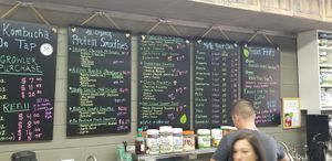 Tasty smoothies and local Kombucha  at Inergy Market in Oak Island