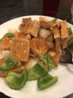 Sweet and sour tofu, so so good!  at Camdi in Minneapolis