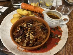 Sunday vegetable roast  at The Turnpike in Kidlington