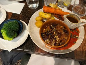 Sunday vegetable roast  at The Turnpike in Kidlington