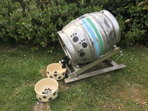 Kitted out to keep our animal companions hydrated 😂  at The Friar's Oak in Hassocks