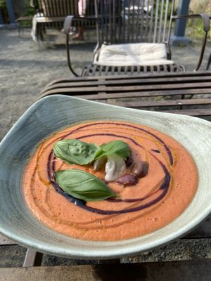 Vegan gazpacho 🍅  at Byvägen35 in Sankt Olof