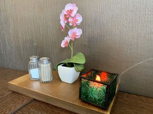 table at Mr Kumpir in Wiesbaden