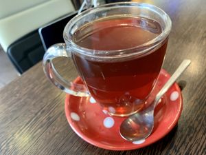 tea at Mr Kumpir in Wiesbaden