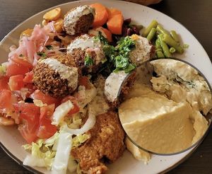 falafel  at Falafel Kimo in Hamburg