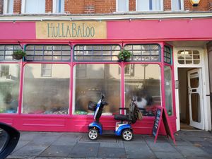 Outside at Hullabaloo in Ipswich