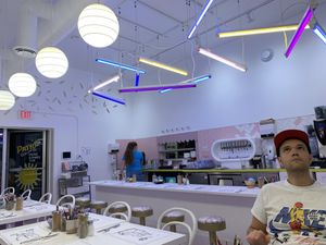 Restaurant interior  at The Vic Café in Picton