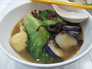 Cart noodles at The Recipe 素食譜 in Kowloon