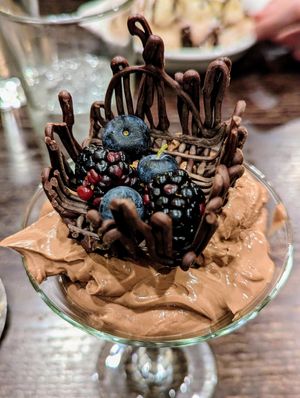 Chocolate mousse 😍 at Wild Thyme Cafe in Kanab