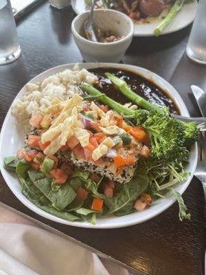 Sesame tofu  at Wild Thyme Cafe in Kanab