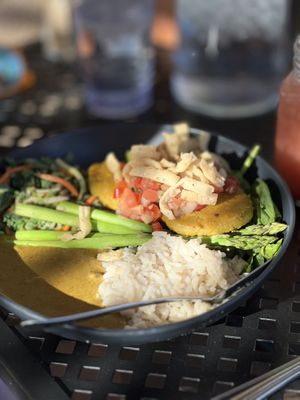 Yellow Curry  at Wild Thyme Cafe in Kanab