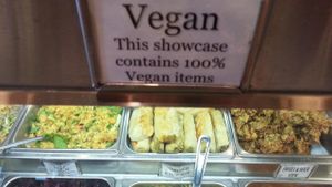 vegan options at Sweet Cherubim Restaurant and Bakery in Vancouver