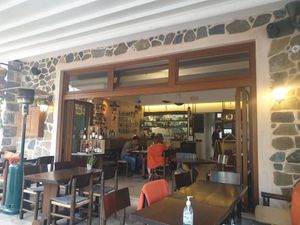 Warm lively atmosphere at Portego in Crete