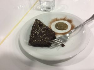  Beatroot choc cake, I think! And a sample of the ingredients at Barcode Mitra in Zagreb