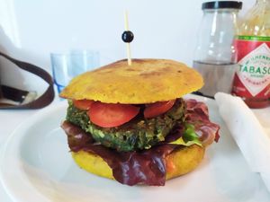 Green Burguer at Barcode Mitra in Zagreb