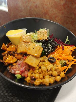 Power bowl with tofu at Copper Branch in Kingston
