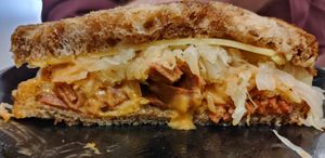 Very full Rueben at Copper Branch in Kingston