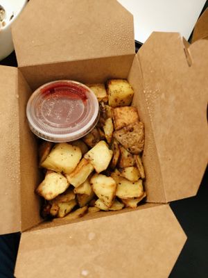 Copper cubes - Baked and very yummy at Copper Branch in Kingston