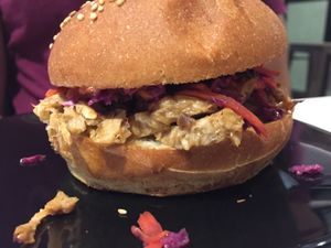 SHIITAKE TERIYAKI BURGER at Copper Branch in Kingston