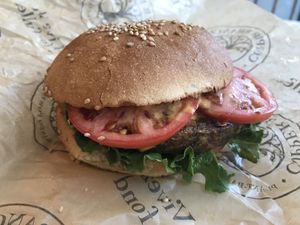 Burger  at Copper Branch in Kingston