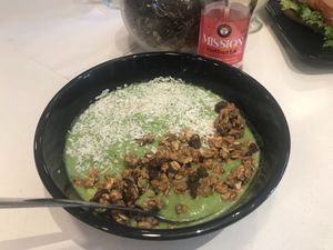 Matcha Lime Smoothie Bowl at Copper Branch in East Gwillimbury