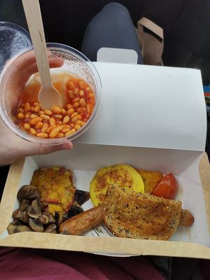 Veg breakfast at PEK in Dover