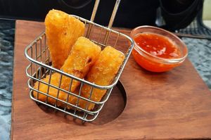 Crispy hashbrowns at PEK in Dover