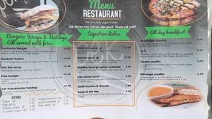 A glimpse of the menu at PEK in Dover