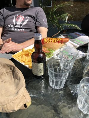 Hotdog ft. Sab the badger cull T-shirt 🦡✊🏼  at PEK in Dover