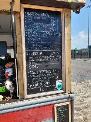 Menue at PEK in Dover