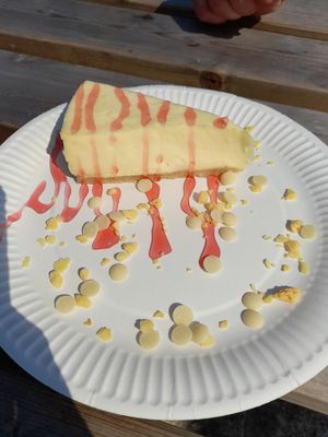 Cheesecake with white chocolate at PEK in Dover