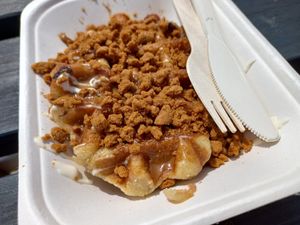 Biscoff waffle at PEK in Dover