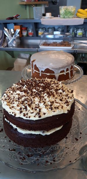 Glenns home made cakes are to die for. at PEK in Dover