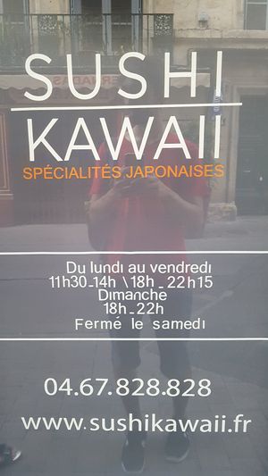 Opening hours at Sushi Kawaii in Montpellier