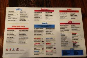 Menu at Curry Up Now - Hamilton Ave in Palo Alto