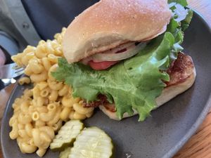Norma with a side of mac and cheese   at The Wayside Cafe & Deli in Olympia