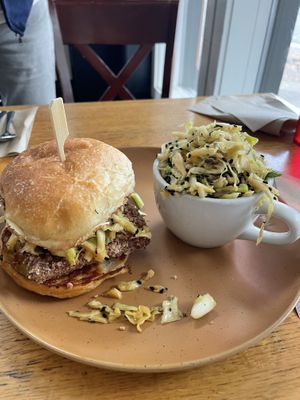 Chinese five spice chicken sandwich  at The Wayside Cafe & Deli in Olympia
