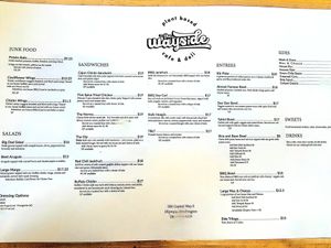 Menu at The Wayside Cafe & Deli in Olympia