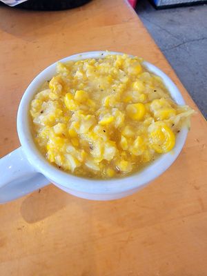 Creamed Corn at The Wayside Cafe & Deli in Olympia
