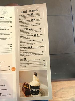 Menu at Caffe Republic in Southport