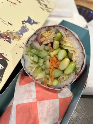 Weight watchers veggie burrito   at Sunny Cafe in Boston